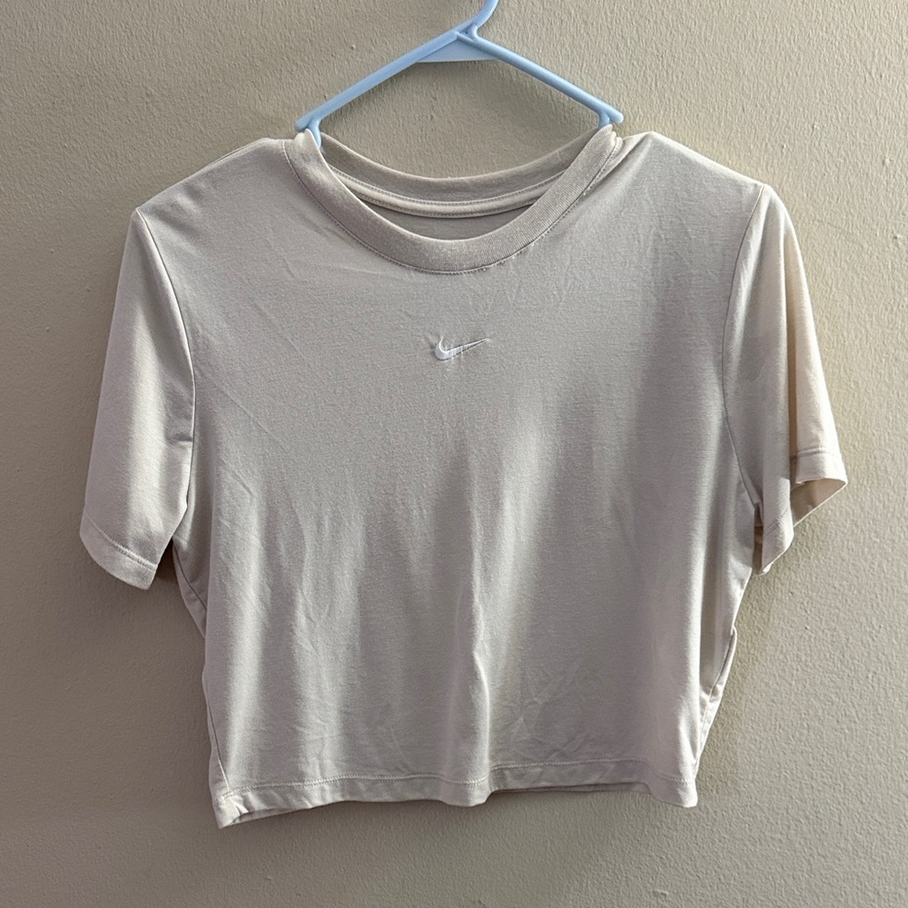 Nike Women's Soft Beige Short Sleeve Tee